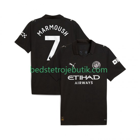 Manchester City Omar Marmoush 7 Mænd Udebane Fodboldtrøje 2025-2026 Kortærmet