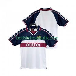 Manchester City 1997 Retro Mænd Udebane Fodboldtrøje 1998 Kortærmet