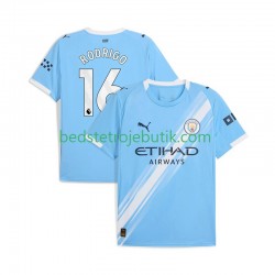 Manchester City Rodrigo Hernandez 16 Mænd Hjemmebane Fodboldtrøje 2025-2026 Kortærmet