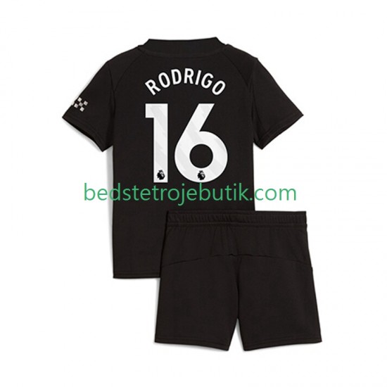 Manchester City Rodrigo Hernandez 16 Børn Udebane Fodboldtrøje 2025-2026 Kortærmet