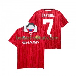 Manchester United CANTONA 7 1992 1994 Retro Mænd Hjemmebane Fodboldtrøje Kortærmet