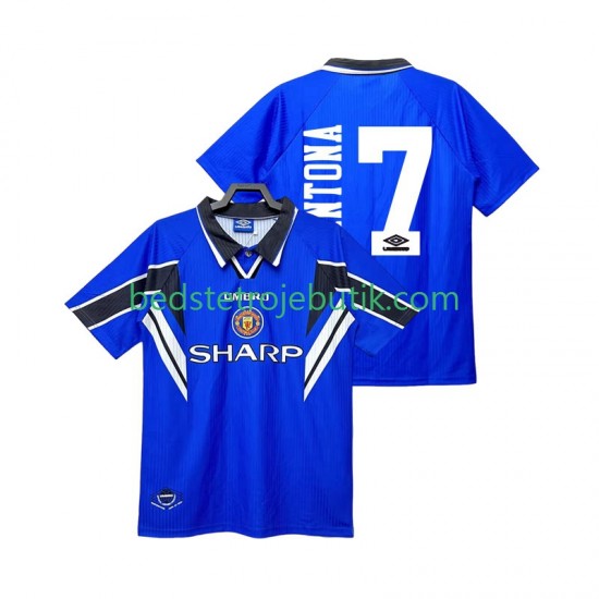 Manchester United CANTONA 7 1996 Retro Mænd 3. Valg Fodboldtrøje 1998 Kortærmet