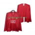 Manchester United Champions League 2007 Retro Mænd Hjemmebane Fodboldtrøje 2008 Langærmet