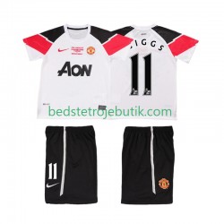 Manchester United GIGGS 11 Champions League 2012 Retro Børn 3. Valg Fodboldtrøje 2011 Kortærmet