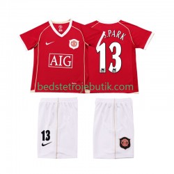 Manchester United J.S.PARK 13 2007 Retro Børn Hjemmebane Fodboldtrøje 2006 Kortærmet