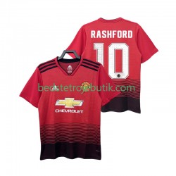 Manchester United RASHFORD 10 2018 2019 Retro Mænd Hjemmebane Fodboldtrøje Kortærmet