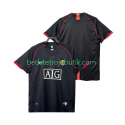 Manchester United 2007 Retro Mænd Udebane Fodboldtrøje 2008 Kortærmet