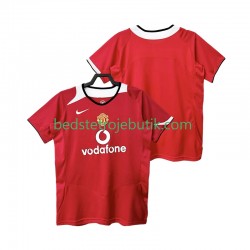 Manchester United 2005 Retro Mænd Hjemmebane Fodboldtrøje 2006 Kortærmet
