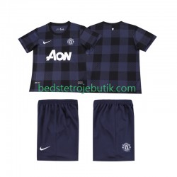 Manchester United 2013 2014 Retro Børn Udebane Fodboldtrøje Kortærmet