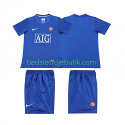 Manchester United 2009 Retro Børn 3. Valg Fodboldtrøje 2008 Kortærmet