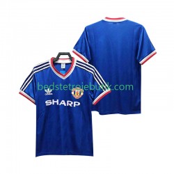 Manchester United 1986 1988 Retro Mænd 3. Valg Fodboldtrøje Kortærmet