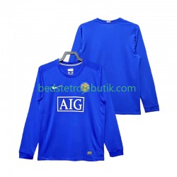 Manchester United 2009 Retro Mænd 3. Valg Fodboldtrøje 2008 Langærmet