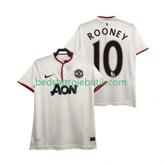 Manchester United Rooney 10 2013 2014 Retro Mænd 3. Valg Fodboldtrøje Kortærmet