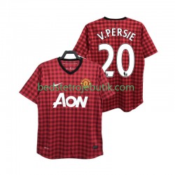 Manchester United V PERSIE 20 2012 2013 Retro Mænd Hjemmebane Fodboldtrøje Kortærmet