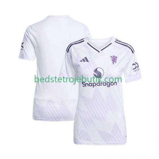 Manchester United Dame Udebane Fodboldtrøje 2025-2026 Kortærmet