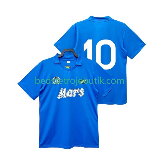 Napoli 10 1988 1989 Retro Mænd Hjemmebane Fodboldtrøje Kortærmet