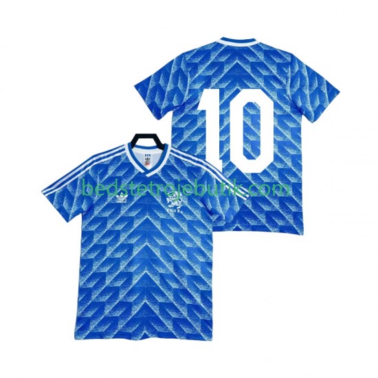Holland 10 Retro Mænd Udebane Fodboldtrøje 1998 Kortærmet