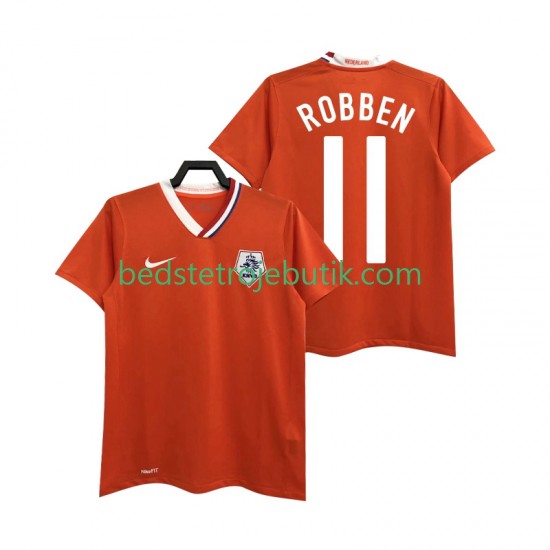 Holland ROBBEN 11 Retro Mænd Hjemmebane Fodboldtrøje 2008 Kortærmet