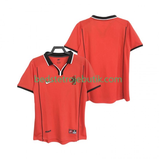 Holland Retro Mænd Hjemmebane Fodboldtrøje 1998 Kortærmet