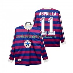 Newcastle United ASPRILLA 11 1995 1997 Retro Mænd Udebane Fodboldtrøje Langærmet