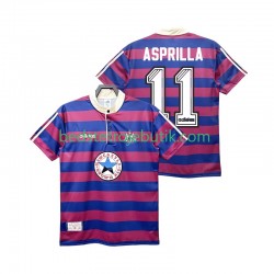 Newcastle United ASPRILLA 11 1995 1997 Retro Mænd Udebane Fodboldtrøje Kortærmet