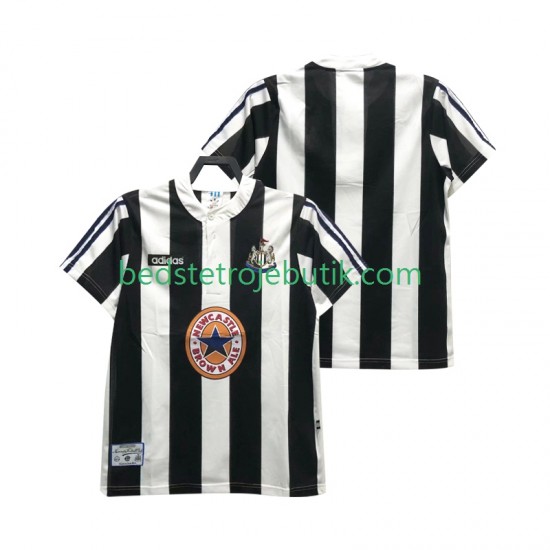 Newcastle United 1995 1997 Retro Mænd Hjemmebane Fodboldtrøje Kortærmet