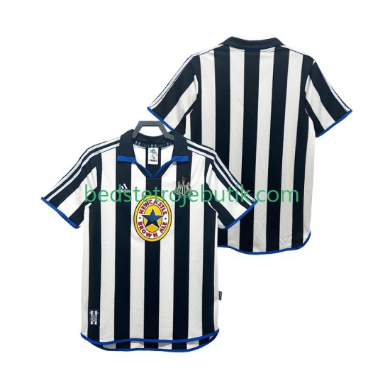 Newcastle United 2000 Retro Mænd Hjemmebane Fodboldtrøje 1999 Kortærmet