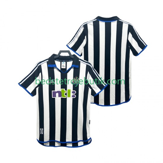 Newcastle United 2000 2001 Retro Mænd Hjemmebane Fodboldtrøje Kortærmet