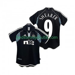 Newcastle United SHEARER 9 2000 2001 Retro Mænd Udebane Fodboldtrøje Kortærmet