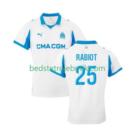 Olympique de Marseille Adrien Rabiot 25 Mænd Hjemmebane Fodboldtrøje 2025-2026 Kortærmet