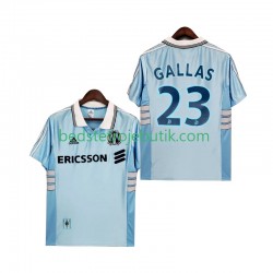 Olympique de Marseille Gallas 23 Retro Mænd Udebane Fodboldtrøje 1999 1998 Kortærmet