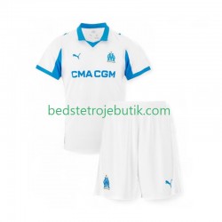Olympique de Marseille Børn Hjemmebane Fodboldtrøje 2025-2026 Kortærmet