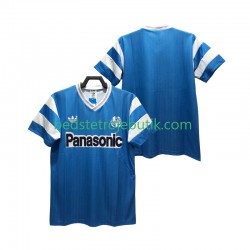 Olympique de Marseille 1990 Retro Mænd Udebane Fodboldtrøje Kortærmet