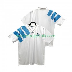 Olympique de Marseille 1992 1993 Retro Mænd Hjemmebane Fodboldtrøje Kortærmet