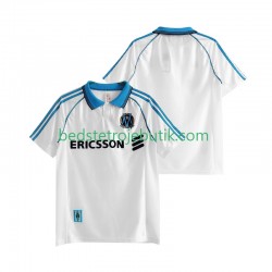 Olympique de Marseille Retro Mænd Hjemmebane Fodboldtrøje 1999 1998 Kortærmet