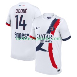 Paris Saint-Germain Desire Doue 14 Mænd Udebane Fodboldtrøje 2025-2026 Kortærmet