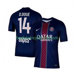 Paris Saint-Germain Desire Doue 14 Mænd Hjemmebane Fodboldtrøje 2025-2026 Kortærmet