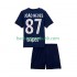 Paris Saint-Germain Joao Neves 87 Børn Hjemmebane Fodboldtrøje 2025-2026 Kortærmet