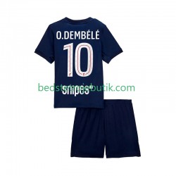 Paris Saint-Germain Ousmane Dembele 10 Børn Hjemmebane Fodboldtrøje 2025-2026 Kortærmet