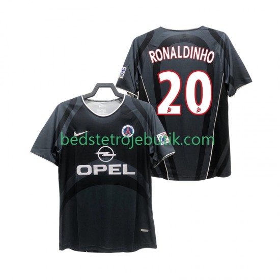 Paris Saint-Germain RONALDINHO 20 2001 Retro Mænd 3. Valg Fodboldtrøje 2002 Kortærmet