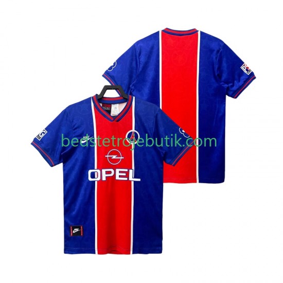 Paris Saint-Germain 1995 1996 Retro Mænd Hjemmebane Fodboldtrøje Kortærmet