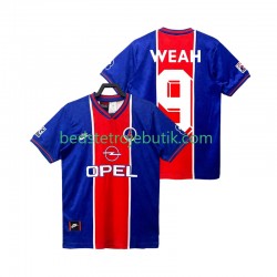 Paris Saint-Germain WEAH 9 1995 1996 Retro Mænd Hjemmebane Fodboldtrøje Kortærmet