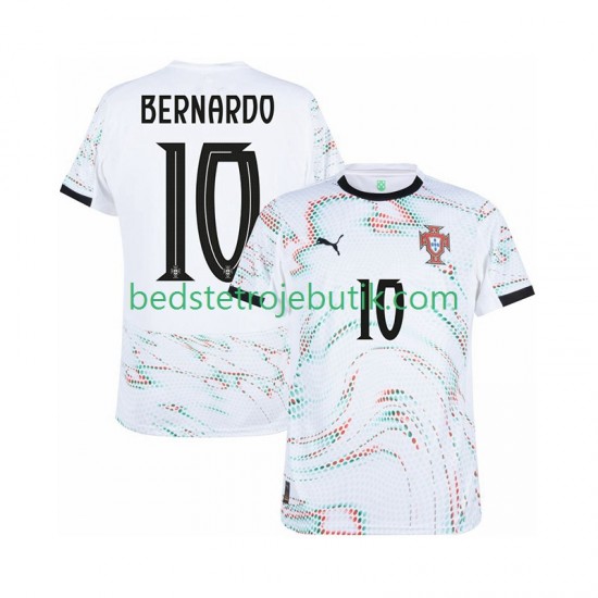 Portugal Bernardo Silva 10 Mænd Udebane Fodboldtrøje 2025-2026 Kortærmet