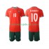 Portugal Bernardo Silva 10 Børn Hjemmebane Fodboldtrøje 2025-2026 Kortærmet