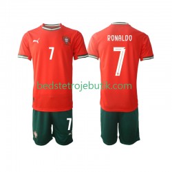 Portugal Cristiano Ronaldo 7 Børn Hjemmebane Fodboldtrøje 2025 Kortærmet