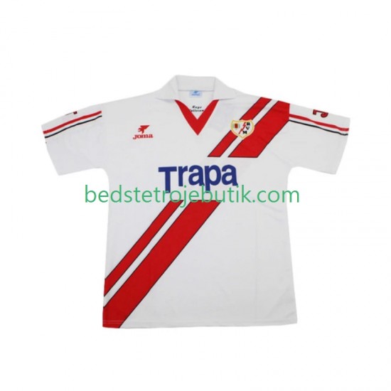 Rayo Vallecano 1997 Retro Mænd Hjemmebane Fodboldtrøje 1998 Kortærmet