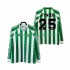 Real Betis FINIDI 25 1996 1997 Retro Mænd Hjemmebane Fodboldtrøje Langærmet