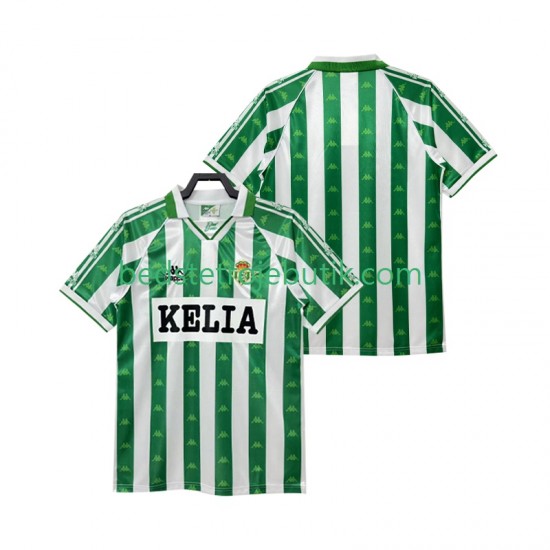 Real Betis 1995 1996 Retro Mænd Hjemmebane Fodboldtrøje Kortærmet