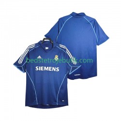 Real Madrid 2005 Retro Mænd Udebane Fodboldtrøje 2006 Kortærmet