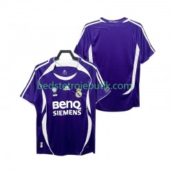Real Madrid 2007 Retro Mænd Udebane Fodboldtrøje 2006 Kortærmet
